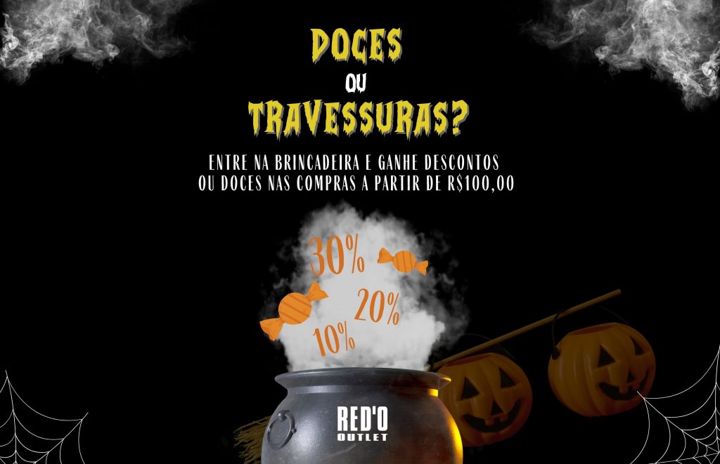 Gostosuras Ou Travessuras Red O Outlet Multimarcas